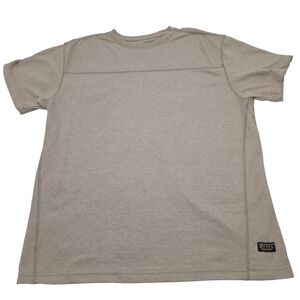 Smith's Workwear T-Shirt Mens XL Tan Short Sleeve Cotton Blend Crew Neck